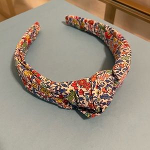 J. Crew floral knot headband